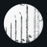 Aimant clarinette<br><div class="desc">Cela montre les différents types de clarinettes</div>