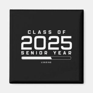 Aimant Classe de 2025 Dernière année Chargement Senior 20