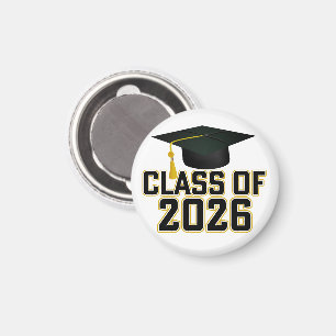 Aimant Classe Letterman de 2026 Graduation