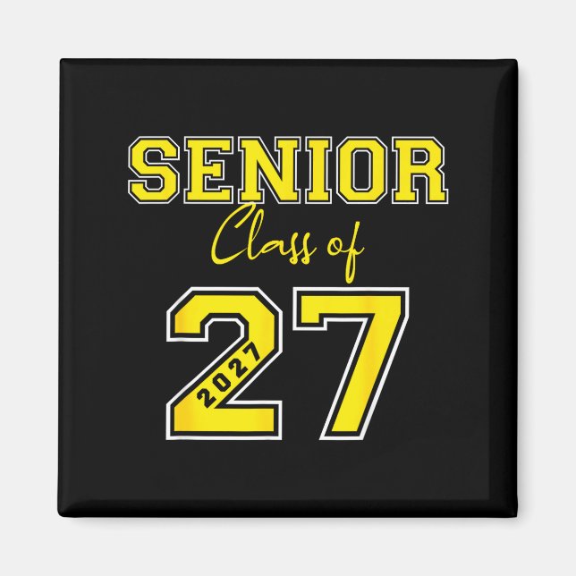 Aimant Classe Minimal Senior 2027 Maillot Or (Devant)