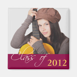 Aimant Classe rouge de rouge foncé fait sur commande de