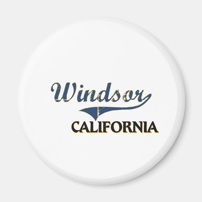 Aimant Classic de Windsor California City (Devant)
