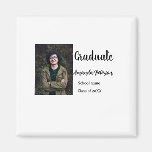 Aimant Classic graduation ajouter photo nom classe année