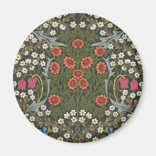 Aimant Classique de la Fleur de Jardin de William Morris 