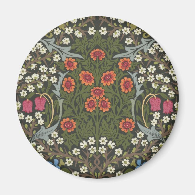 Aimant Classique de la Fleur de Jardin de William Morris  (Devant)