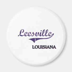 Aimant Classique de ville de Leesville Louisiane