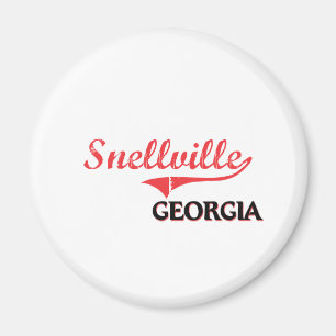 Aimant Classique de ville de Snellville la Géorgie