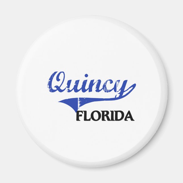 Aimant Classique Quincy Florida City (Devant)