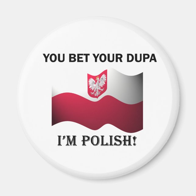 Aimant Classique, tu paries ton Dupa (Devant)