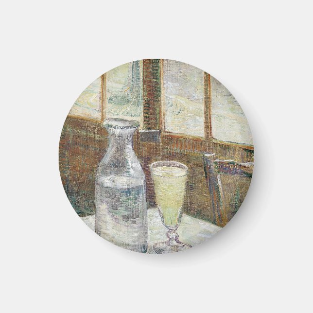 Aimant Classique Van Gogh Café Paris Absinthe Art (Devant)