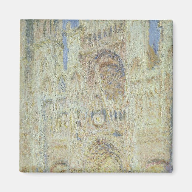 Aimant Claude Monet | Cathédrale de Rouen au coucher du s (Devant)