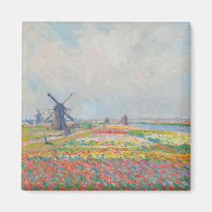 Aimant Claude Monet - Champs de tulipes près de La Haye
