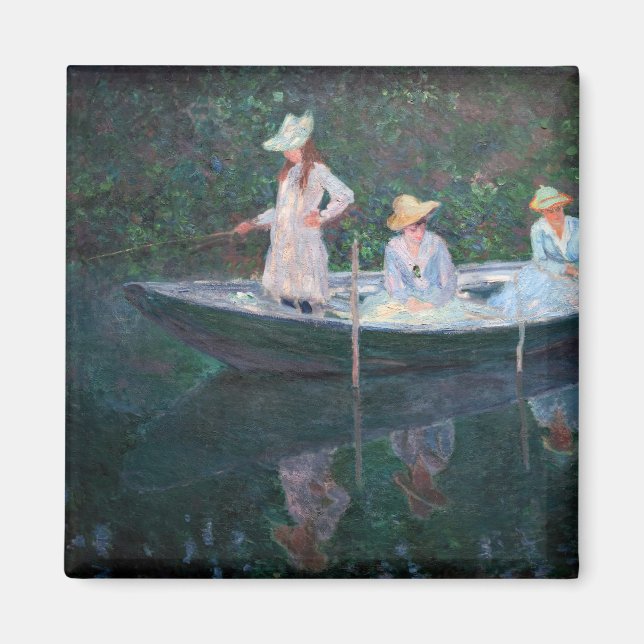 Aimant Claude Monet - Dans le bateau norvégien (Devant)