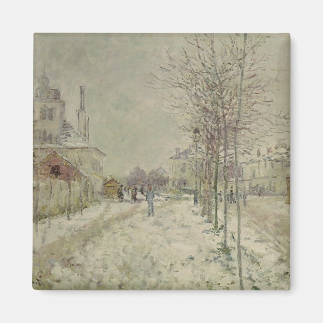 Aimant Claude Monet | Effet neige (Devant)