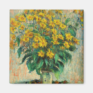 Aimant Claude Monet - Fleurs de topinambour