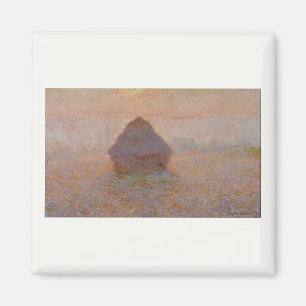 Aimant Claude Monet Grainstack, Sun in the Mist (1891)