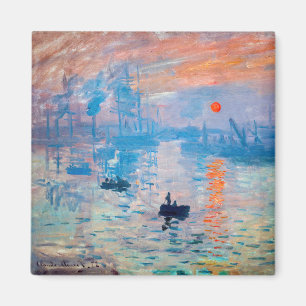 Aimant Claude Monet - Impression, lever de soleil
