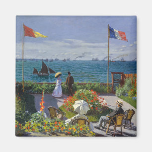 Aimant Claude Monet - Jardin à Sainte-Adresse