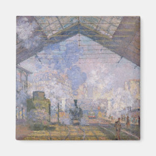 Aimant Claude Monet   La Gare St Lazare, 1877