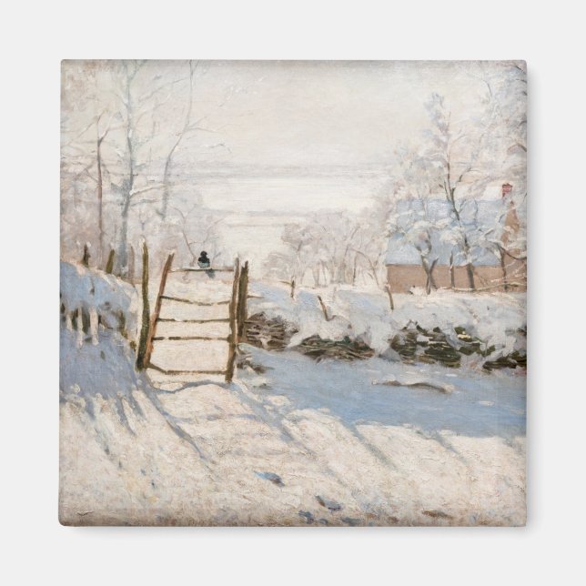 Aimant Claude Monet - La Pie (Devant)