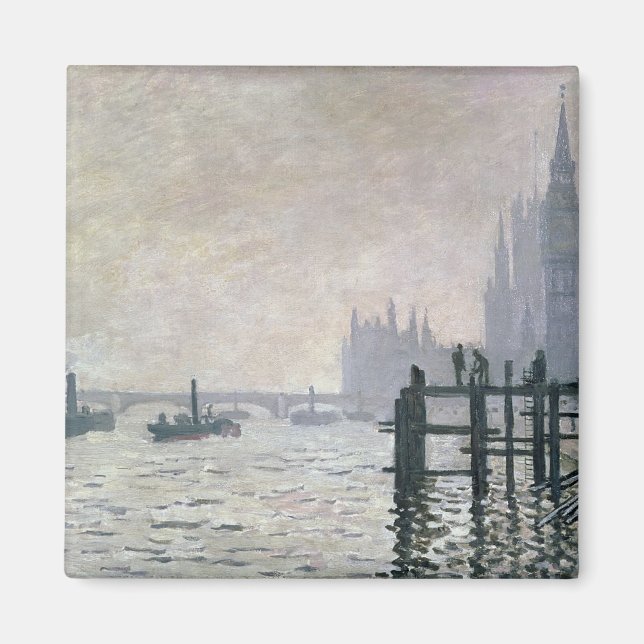 Aimant Claude Monet | La Tamise sous Westminster (Devant)