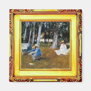 Aimant Claude Monet, le bord d'un bois
