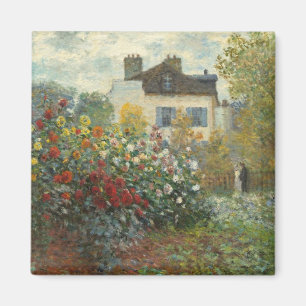 Aimant Claude Monet   Le jardin de l'artiste à Argenteuil