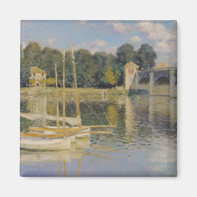 Aimant Claude Monet | Le pont d'Argenteuil, 1874 (Devant)