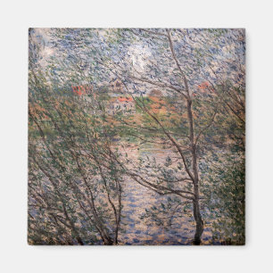 Aimant Claude Monet - Le printemps à travers les branches