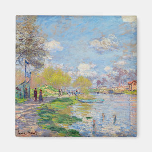 Aimant Claude Monet - Le Printemps au bord de la Seine