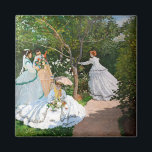 Aimant Claude Monet - Les femmes dans le jardin<br><div class="desc">Femmes dans le jardin / Femmes au jardin - Claude Monet,  Huile sur toile,  1866</div>