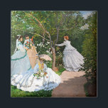 Aimant Claude Monet - Les femmes dans le jardin<br><div class="desc">Femmes dans le jardin / Femmes au jardin - Claude Monet,  Huile sur toile,  1866</div>