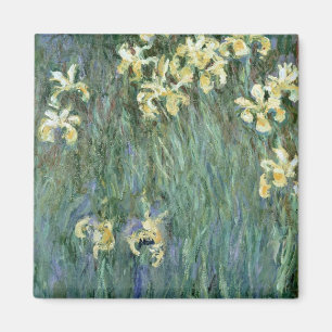 Aimant Claude Monet les iris jaunes