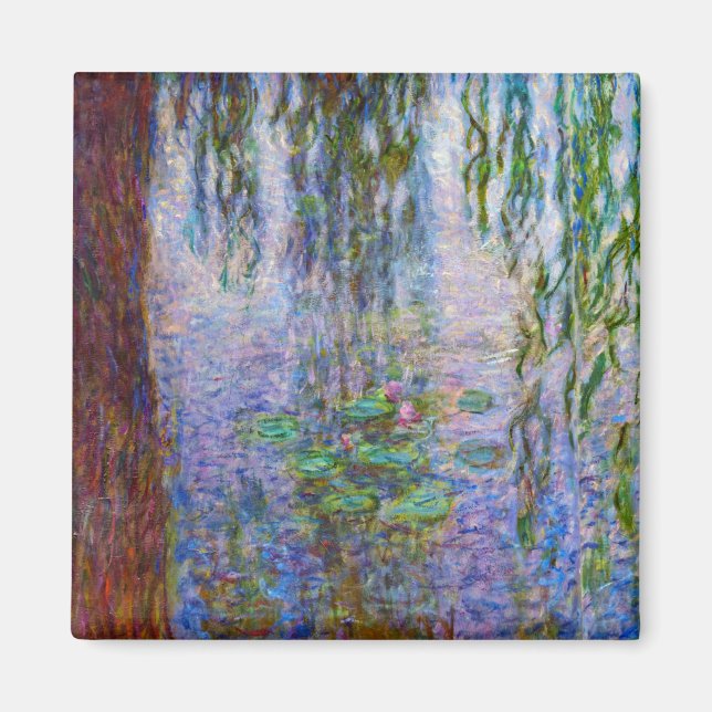Aimant Claude Monet - Lys d'eau (Devant)