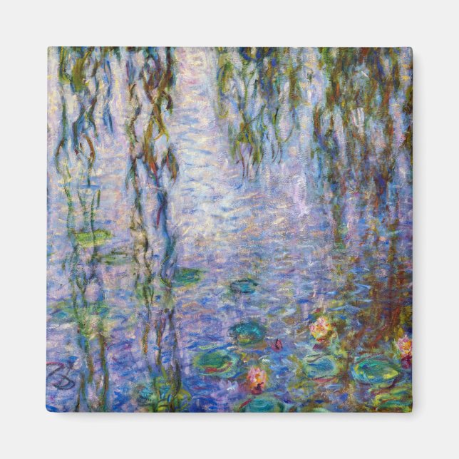 Aimant Claude Monet - Lys d'eau (Devant)