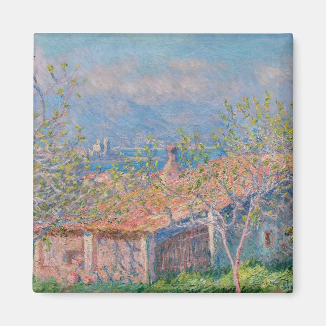Aimant Claude Monet - Maison de jardinier à Antibes (Devant)