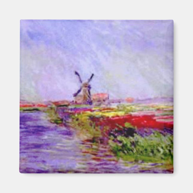 Aimant Claude Monet - moulin (Devant)