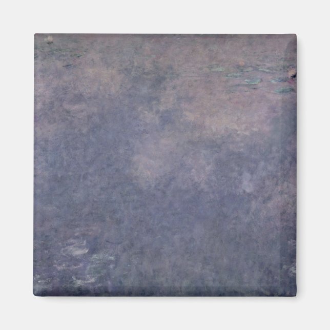 Aimant Claude Monet | Nénuphars : Deux saules pleurants (Devant)