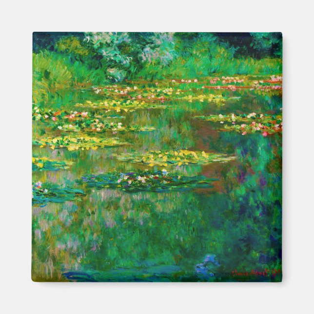 Aimant Claude Monet "Nymphéas" 17. (Devant)