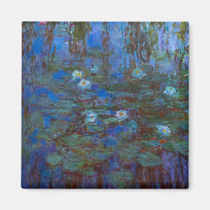 Aimant Claude Monet - Nymphéas bleus