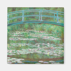 Aimant Claude Monet pont de football japonais. Impression