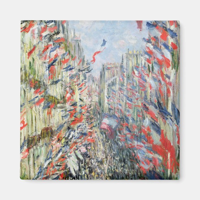 Aimant Claude Monet | Rue Montorgueil, Paris (Devant)