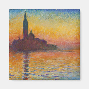 Aimant Claude Monet - San Giorgio Maggiore à Dusk