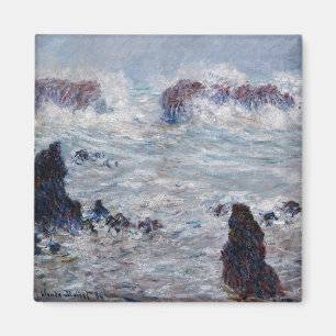Aimant Claude Monet - Tempête au large de la côte de Bell