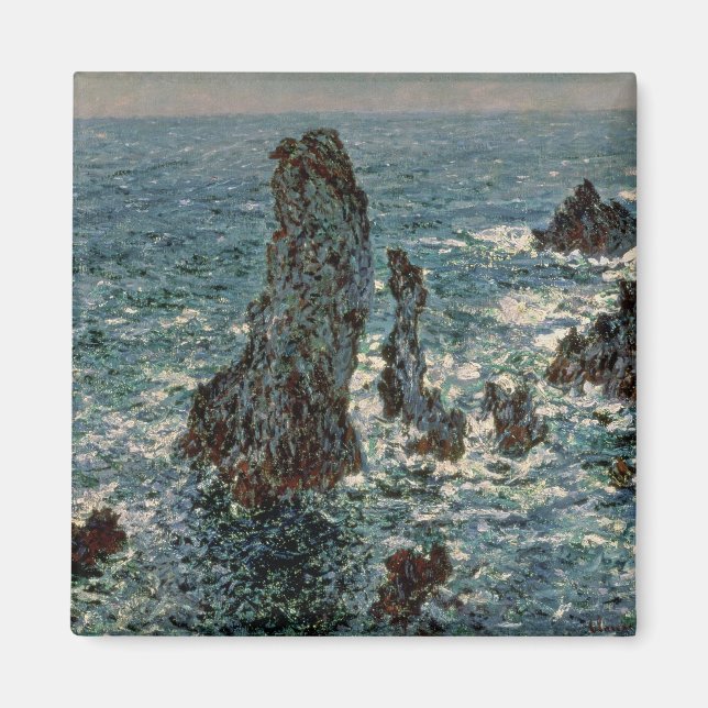Aimant Claude Monet | The Rocks at Belle-Ile, 1886 (Devant)