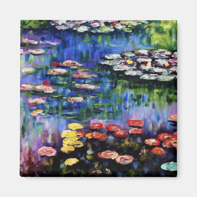 Aimant Claude Monet Water Lilies 1916 Fine Art (Devant)