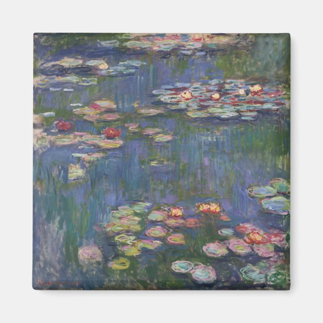 Aimant Claude Monet Water Lilies 1916 Fine Art (Devant)