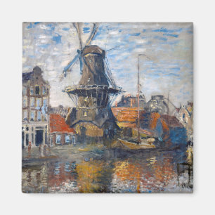 Aimant Claude Monet - Windmill, Amsterdam