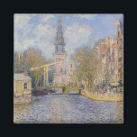 Aimant Claude Monet - Windmills près de Zaandam<br><div class="desc">The Zuiderkerk,  Amsterdam - Claude Monet,  Huile sur toile,  1874</div>