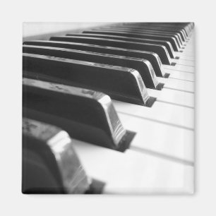 Aimant Clavier - noir et blanc